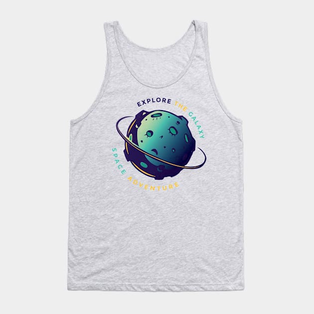 Explore The Galaxy Tank Top by TomCage